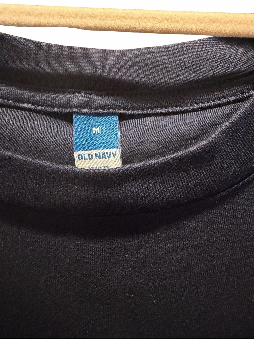 Old Navy Vintage Crew-Neck Mini T-shirt Dress, Short Sleeve, Navy - Picture 4 of 5